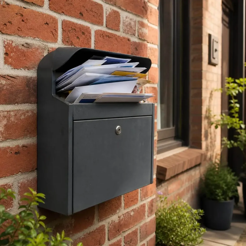Überfüllter Briefkasten